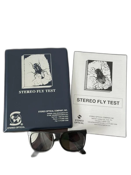 Офтальмологічний стереотест Stereo Fly з окулярами